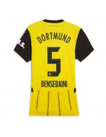 Borussia Dortmund Ramy Bensebaini #5 Domácí Dres pro Dámské 2024-25 Krátký Rukáv